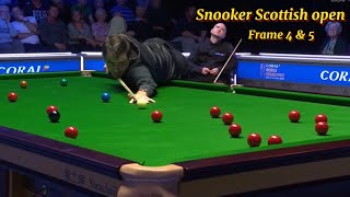 Snooker Scottish open Ronnie O’Sullivan Vs Dott ( frame 4 \u0026 5).