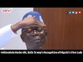Oshiomhole Mocks Obi, Hails Trump’s Recognition of Nigeria’s First Lady
