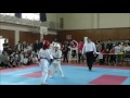 空手　全九州大会　小学５年生女子初級の部　2017年