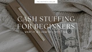 How to Start Cash Stuffing | Cash Envelope System for Beginners | Dave Ramsey Inspired | Budget