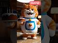 drama anak kucing oren cosplay doraemon dan mama nya #kucing #funny #shorts