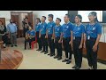 SJC (A), Jakhama | Choir Presenting our College Anthem at the Conclusion of National Seminar, 2023