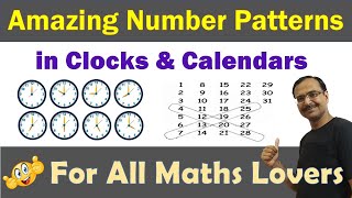 Number Pattern in Clock Timings II Strange Patterns in Calendar Dates #clock #calendar #pattern