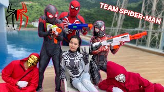 TEAM SPIDER-MAN VS BAD GUY TEAM || Where Is SPIDER-GIRL ?NERF WAR IN REAL LIFE (Awesome Live Action)