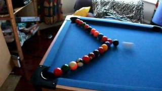 Pool/snooker trick shot