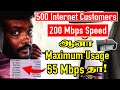 200 Mbps Speed But 55Mbps Only Maximum Usage | Internet Service Provider ISP | Anbu Tech