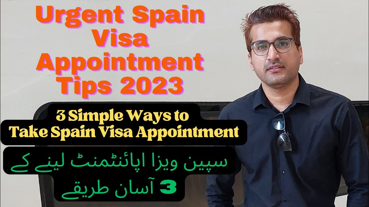 How To Take BLS Spain Visa Appointment | Spain Visa Appointment | Spain ...