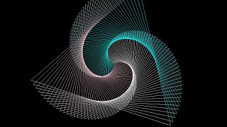 Python turtle Graphics Design - Spiral Pattern | turtle programming