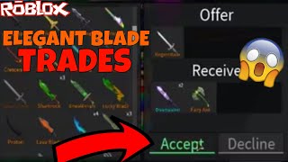 This Was A Pretty Rough Trade Today Is It Worth It Roblox - worth it roblox assassin elegant blade