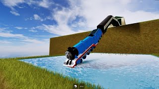 THOMAS AND FRIENDS Crashes Surprises Compilation Gordon falls in the water Accidents will Happen