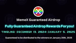 MemeX Guaranteed Airdrop