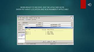 EPICOR ECLIPSE TRACKERS DIRECT TO WH PROCESS