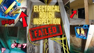 What are the most common electrical mistakes made ? for a Wall Rough