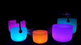 432Hz Healing Sound Bath - Release Stress - Deep Sleep \u0026 Chakra Healing Crystal Bowls (No Talking)