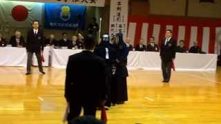 全日本劍道七段選手權大會 2014.2.2　高鍋 進(神奈川) - 竹中健太郎(鹿兒島)