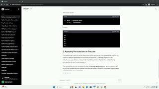 algorithm for python itertools permutations
