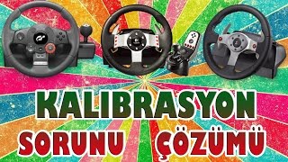 Logitech G27 Kalibrasyon Sorunu Çözümü[Ortalanmama Sorunu]