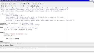 PASCAL - DOUBLE SELECTION ACTIVITY