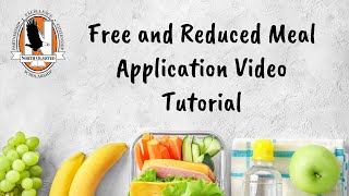 Free and Reduced Meal Application Tutorial