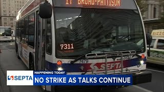 SEPTA operating on normal schedule as talks set to resume with union
