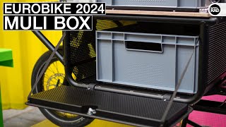 Eurobike 2024 cargo bike highlights - New Muli Box, Muli EU & new Maxi Cosi adapter