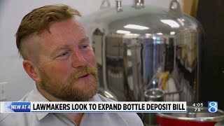 Lawmakers look to expand bottle deposit bill