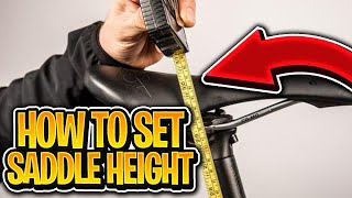 How to set up saddle height and avoid common mistakes