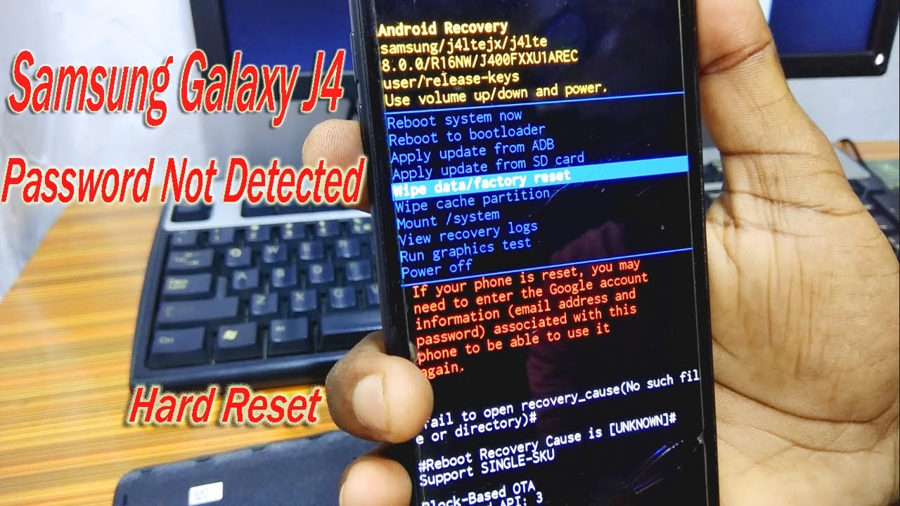 Samsung J4 Password Problem Solution | Samsung J4 Hard Reset Kaise Kare ...