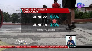 Metro Manila, posibleng papunta na sa moderate risk ang COVID-19 classification, ayon sa... | SONA