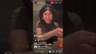 Cardi B goes Live And talks about put it on the floor remix and also breaks down