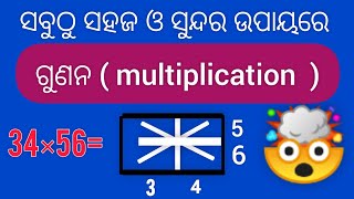 ଲାଟାଇସ୍‌ ଗୁଣନ 🤯 || lattice multiplication trick odia  || multiplication || free time with nitu