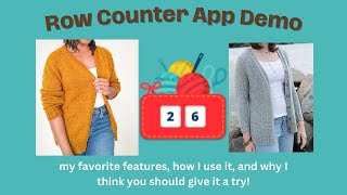 set up a pattern in the Row Counter App with me