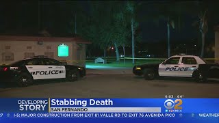 Man Found Stabbed To Death In San Fernando Park