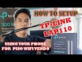 HOW TO SETUP TP LINK EAP 110 USING CELLPHONE FOR PISO WIFI VENDO ANTENNA