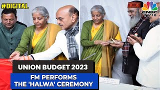 Union Budget 2023: Finance Minister Nirmala Sitharaman Performs The 'Halwa' Ceremony | Digital