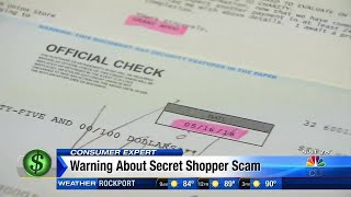 Warning About Secret Shopper Scam