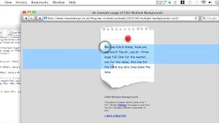 CSS3 Multiple Backgrounds