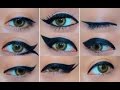 9 Different Eyeliner Looks | EASY Eyeliner Tutorial for Beginners | How to do eyeliner