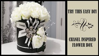 EASY DIY | CHANEL INSPIRED HOME DECOR | FLOWER BOX