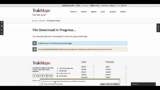 Download a TrakMaps Map for Garmin