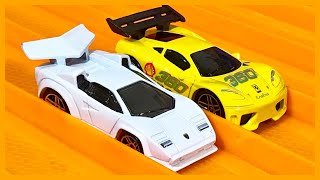 Tooned Lamborghini vs Ferrari RACE!!!