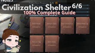 [Update] 100% Complete Civilization Shelter Hope Series Notes - Undawn Dossier