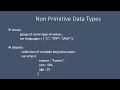 #JavaScript tutorial JavaScript Non Primitive Data types - JavaScript object and array #JSON string
