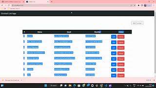 Contact-List-App using React