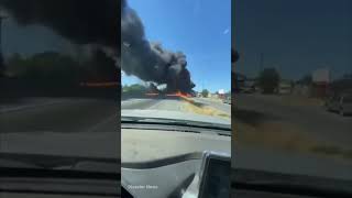 Air plane crash at the Panguilemo airfield in Talca of Maule Region, Chile