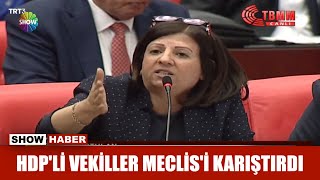 HDP'li vekiller Meclis'i karıştırdı