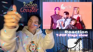 [REACTION] Roller Coaster - 4MIX | EP.19 | T-POP STAGE SHOW