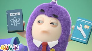 Baby Jeff goes to School ✏️ Oddbods Full Episode |  Funny Cartoons for Kids