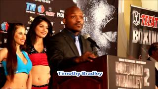 Pacquiao vs Bradley 2 conferencia de prensa