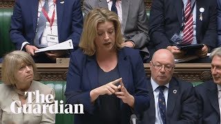 Minister Penny Mordaunt uses sign language in Commons first